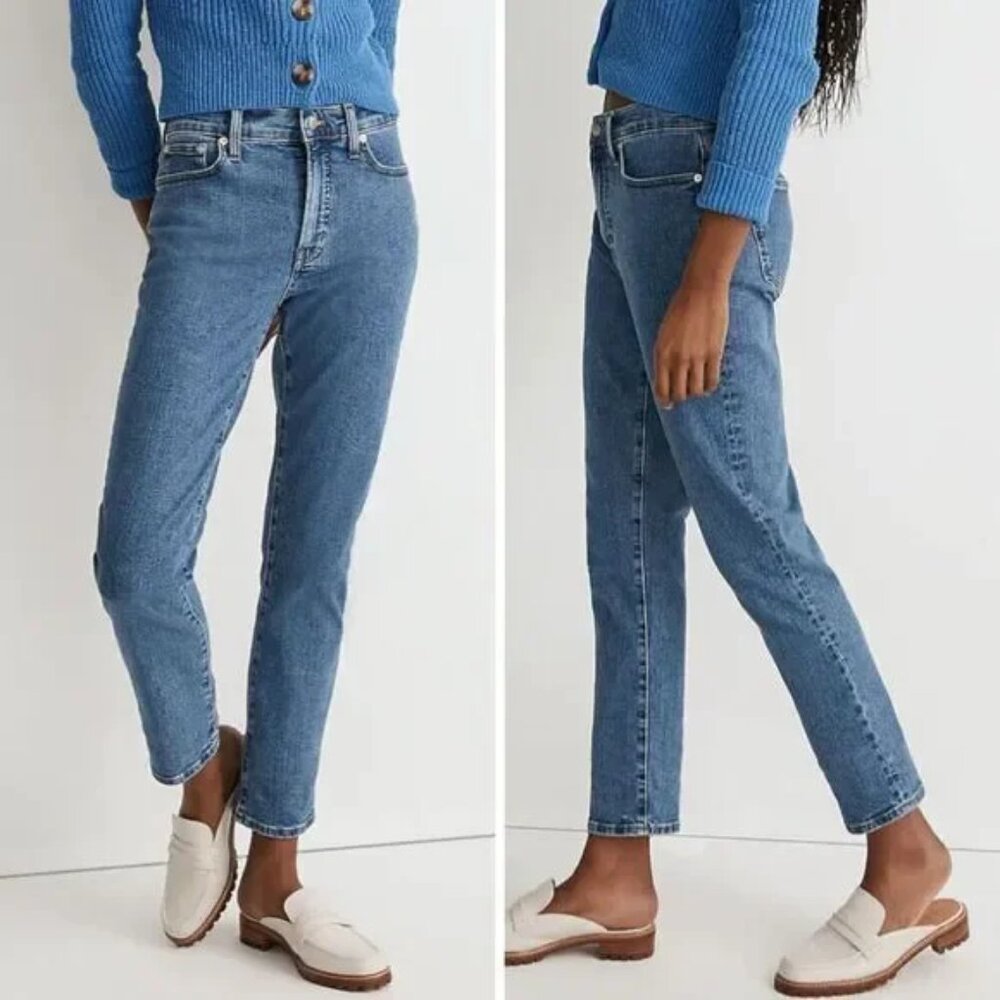 Madewell The Perfect Vintage Jean Mid Rise Straight Leg Denim Classic Size 27
